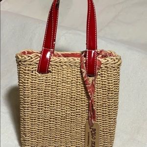 POLO Wicker Purse
